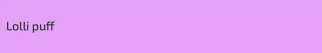 Lolli puff